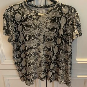 Proenza Schouler python light weight short sleeve